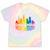 Retro Oakland Skyline Rainbow Lgbt Lesbian Gay Pride Tie-Dye T-shirts Rainbow Tie-Dye