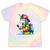 Unicorn Firefighter Fireman Birthday Party Girl Love Tie-Dye T-shirts Rainbow Tie-Dye