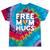 Free Mom Hugs Lgbt Pride Parades Rainbow Transgender Flag Tie-Dye T-shirts Festival Tie-Dye