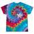 Girl 4Th Of July Red White Blue Star American Firework Tie-Dye T-shirts Festival Tie-Dye