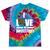 I Love My Ancestors Kente Pattern African Style Tie-Dye T-shirts Festival Tie-Dye