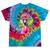 Pink Flamingo Party Tropical Bird With Sunglasses Vacation Tie-Dye T-shirts Festival Tie-Dye