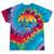 Retro Lgbt Rainbow Charlotte Skyline Lesbian Gay Pride Tie-Dye T-shirts Festival Tie-Dye