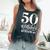 50Th Birthday Squad Party Comfort Colors Tank Top Pepper