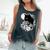 Cat Moon Night Flowers Black Cats Lovers Comfort Colors Tank Top Pepper