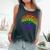 Lgbt Pride Month Tree Life Rainbow Gay Lesbian Comfort Colors Tank Top Pepper
