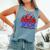 Boom BI-Tch Get Out The Way Firework 4Th Of July Comfort Colors Tank Top Blue Jean