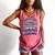 Bravery In My Mom Stomach Cancer Awareness Ribbon Comfort Colors Tank Top Watermelon