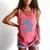Girl Reading Book Summer Beach Vacation For Book Lover Comfort Colors Tank Top Watermelon