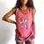 Latesha Name Personalized Birthday Dabbing Unicorn Queen Comfort Colors Tank Top Watermelon