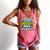 Proud Superhero Team 2024 Boys Girls Pre-K Crew Graduation Comfort Colors Tank Top Watermelon