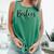 Besties Mom And Me Matching Mother's Day Comfort Colors Tank Top Light Green