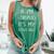 If I'm Drunk It's My Bestie's Fault Floral Comfort Colors Tank Top Light Green