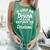 If Lost Or Drunk Please Return To Cristina Name Women Comfort Colors Tank Top Light Green