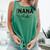 Praying Nana Club Christian Bible Religious Mama Mom Women Comfort Colors Tank Top Light Green