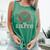 In A World Full Of Eves Be Lilith Gothic Goddess Retro Comfort Colors Tank Top Light Green