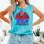 Boom BI-Tch Get Out The Way Firework 4Th Of July Comfort Colors Tank Top Lagoon