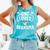 One Loved Grandma Cute Comfort Colors Tank Top Lagoon