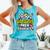 Proud Superhero Team 2024 Boys Girls Pre-K Crew Graduation Comfort Colors Tank Top Lagoon