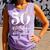 50Th Birthday Squad Party Comfort Colors Tank Top Violet