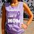Bravery Mom Pancreas Cancer Awareness Ribbon Comfort Colors Tank Top Violet