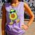 The Dabbing Avocado Plant Green Food Lover Comfort Colors Tank Top Violet