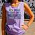 6Th Grade Last Day School Autographs 2024 Graduation Comfort Colors Tank Top Violet