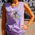 Girl Pole Vault Retro Colors Fun Pole Vaulting Comfort Colors Tank Top Violet