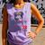 Hawk Tush Messy Bun Hawk Tuah 24 Spit On That Thing Comfort Colors Tank Top Violet