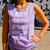 If I'm Drunk It's My Bestie's Fault Floral Comfort Colors Tank Top Violet