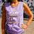 It's My Mom 76Th Birthday Idea For 76 Years Of Woman Comfort Colors Tank Top Violet