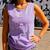 Be Kind To Every Kind Retro Vintage Vegetarian Vegan Comfort Colors Tank Top Violet