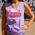 One Loved Grandma Grandma Valentine's Day Comfort Colors Tank Top Violet