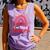 One Loved Grandma Rainbow Cute Valentine Day Comfort Colors Tank Top Violet