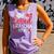 One Loved Grandma To Be Valentines Pregnancy Announcement Comfort Colors Tank Top Violet