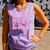 In My Praying Nana Era Christian Faith Retro Groovy Pink Comfort Colors Tank Top Violet