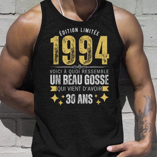 Débardeur Humour Homme Anniversaire 30 Ans Humoristique Beau Gosse Humour Débardeur E Débardeur Texte Humour Beau Gosse - 6
