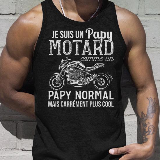Débardeur Papy Biker The Legend - Cadeau Drôle Pour Motard