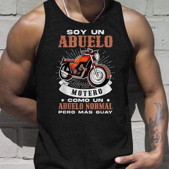 Soy Un Abuelo Motero Motociclista Día Del Padre Biker Camiseta De Manga Larga