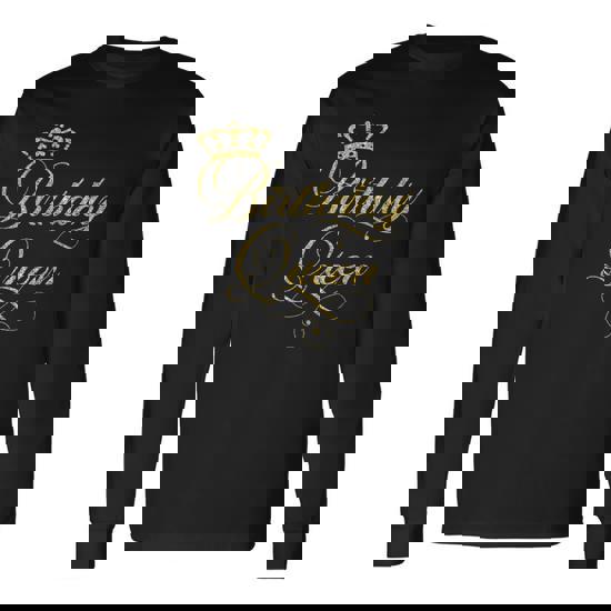 Birthday Queen T-Shirt - Elegant Crown Design Birthday Queen T-Shirt - Elegant Crown Design