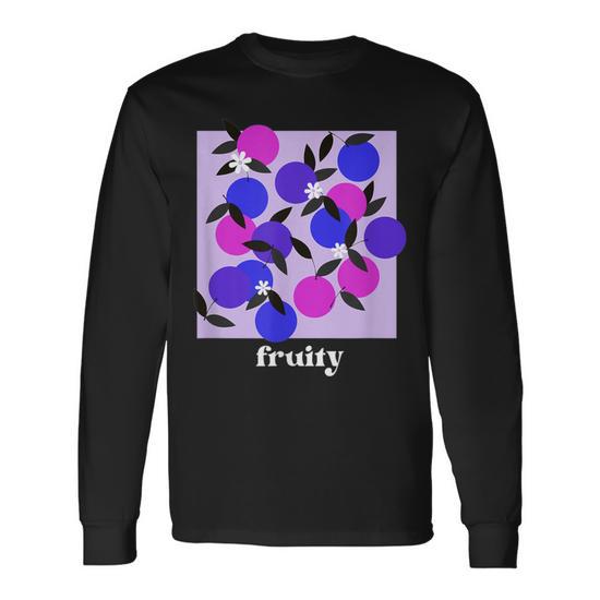 Bisexual Pride Fruity Long Sleeve T-Shirt - Thegiftio