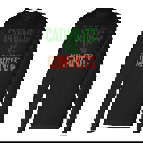 Catholics Vs Convicts T-Shirt Football Fan Retro Gift Shirt Catholics Vs Convicts T-Shirt Football Fan Retro Gift Shirt