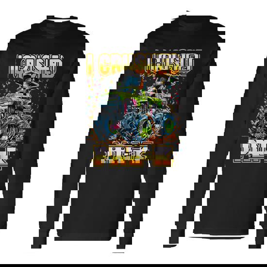 I Crushed Preschool Monster Truck Graduation Shirt Gift Kid I Crushed Preschool Monster Truck Graduation Shirt Gift Kid