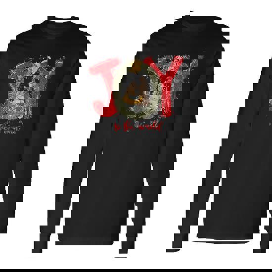 Joy To The World Nativity Christmas Baby Jesus Manger Long Sleeve