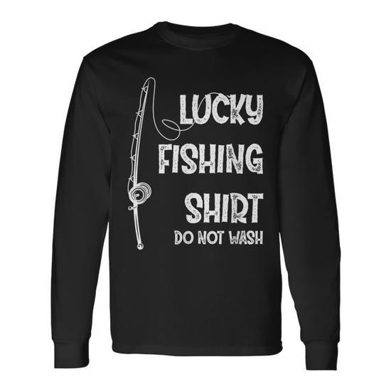 Lucky Fishing Shirt T-shirt -SmartPrintsInk Designs