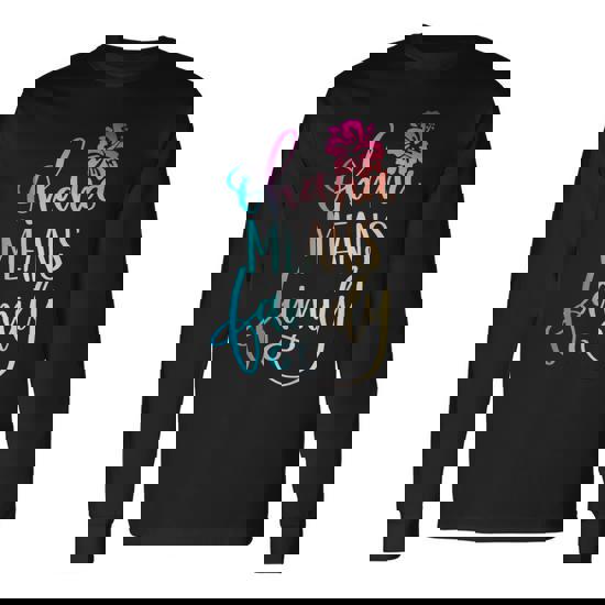 Ohana Means Family Casual Beach Outfit Hawaii Summer Beach Long 