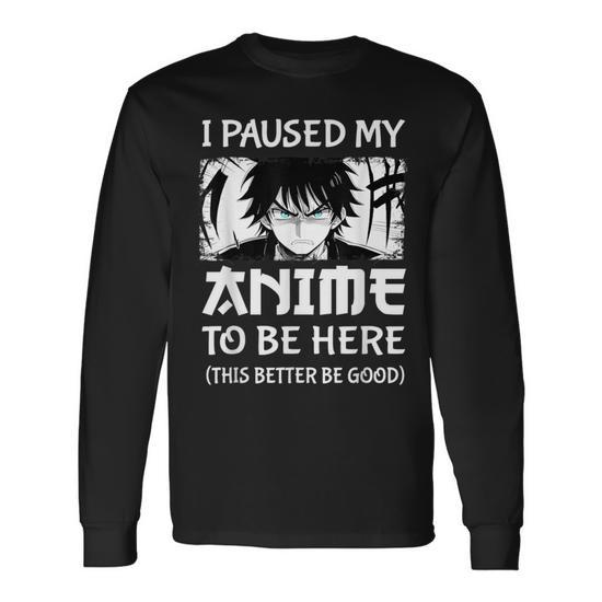 T-shirt d'anime Black Manga Girl Japan Comic Otaku Tunisia