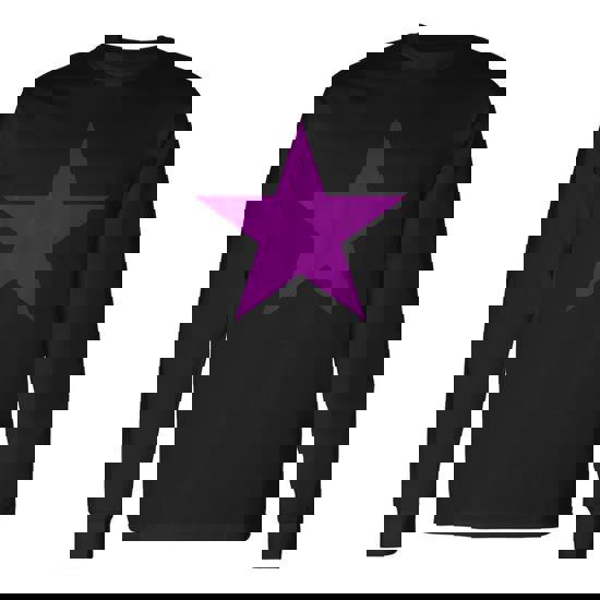Purple Star Purple Star Long Sleeve T-Shirt - Monsterry