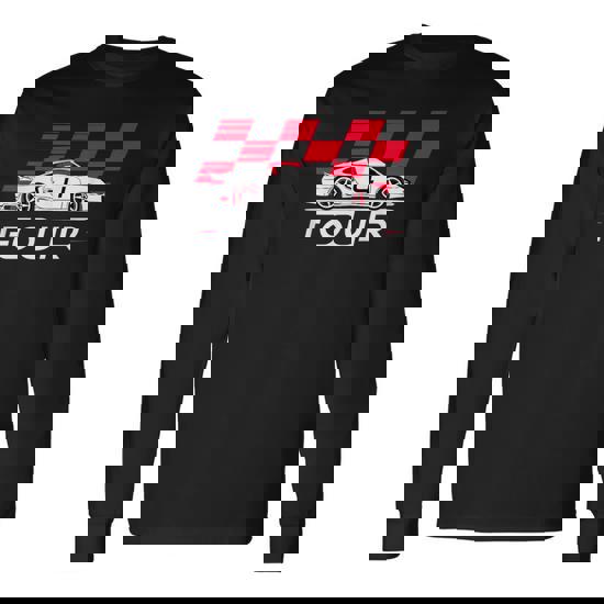 Race Car 4th Birthday T-Shirt Four Year Old Boy Party Race Car 4th Birthday T-Shirt Four Year Old Boy Party