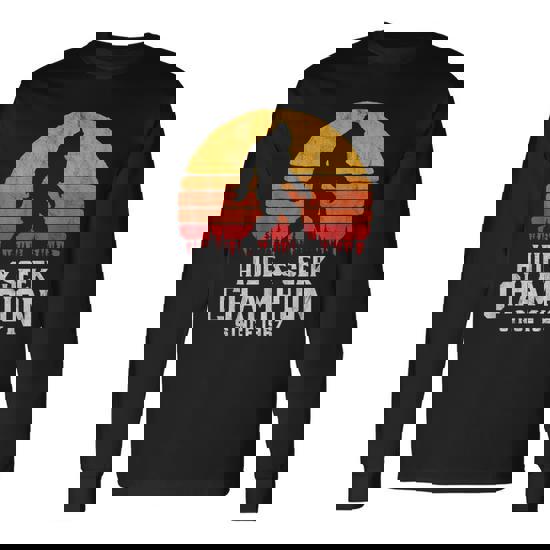 Retro Hide & Seek Champion Bigfoot T-Shirt - Believe!